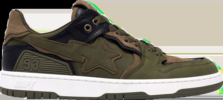 Кроссовки Sk8 Sta #6 'Olive Drab', зеленый