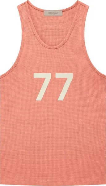 Топ Fear of God Essentials Tank Top 'Coral', оранжевый