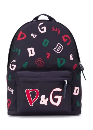 Dolce & Gabbana Kids рюкзак с логотипом D&G