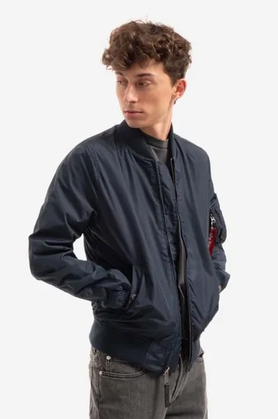 Куртка-бомбер MA-1 TT Alpha Industries, темно-синий