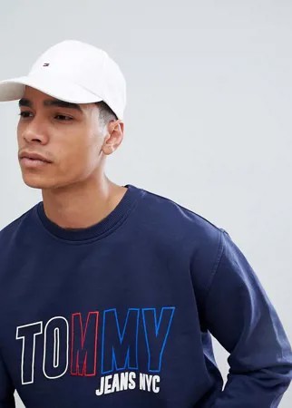 Белая бейсболка Tommy Hilfiger-Белый