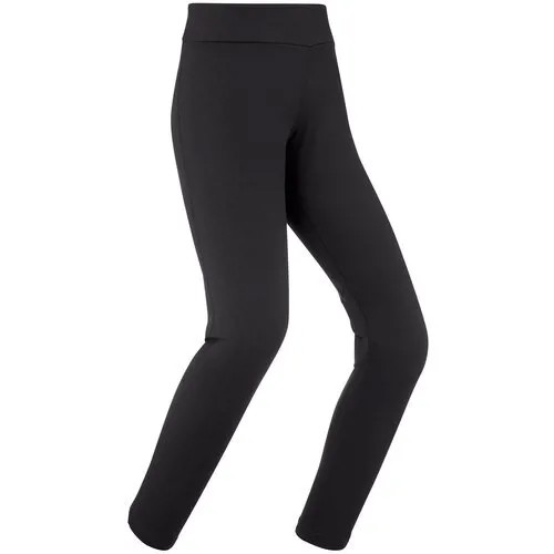 Термобелье (низ) лыжное для детей черное 500 8 лет (125-132 см) WEDZE Х Decathlon