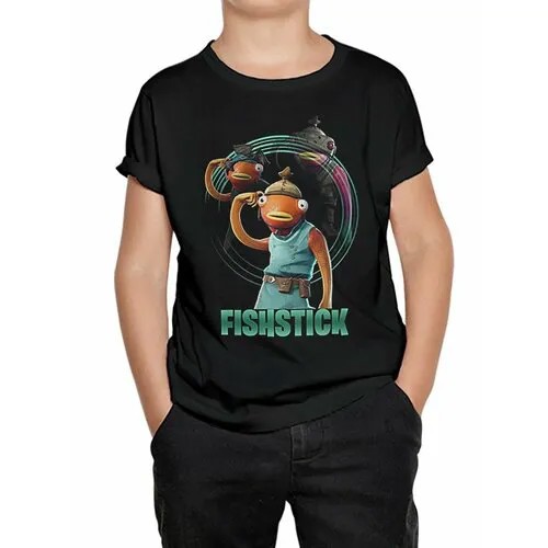 Футболка Design Heroes, размер 7-8 лет, черный