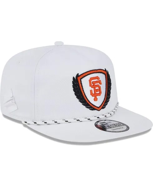 Мужская белая футболка для гольфа San Francisco Giants 9FIFTY Snapback Hat New Era