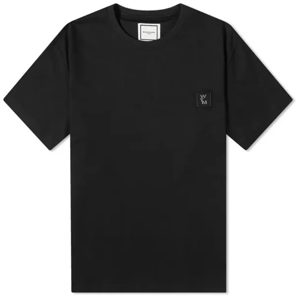 Футболка Wooyoungmi Metalic Back Logo, черный