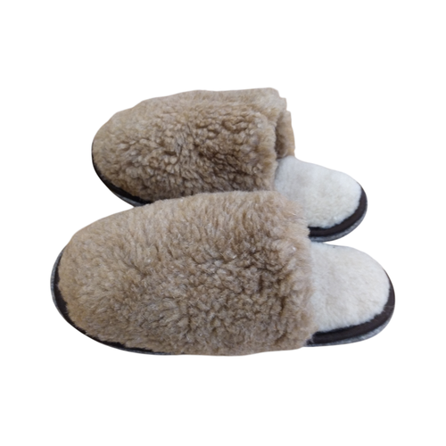 Тапочки Wool Lamb, размер 38-39, коричневый