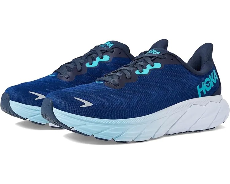 Кроссовки Hoka Men's Arahi 6, цвет Outer Space/Bellwether Blue