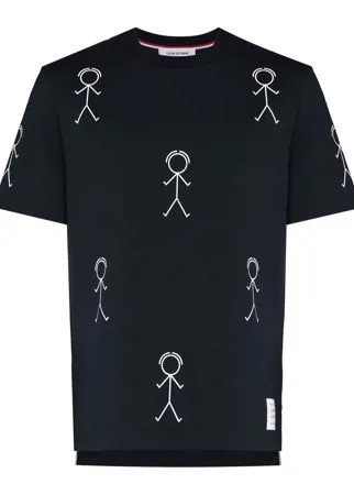 Thom Browne футболка Mr. Thom с логотипом