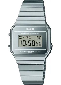 Японские наручные  мужские часы Casio A700WEV-7A. Коллекция Vintage
