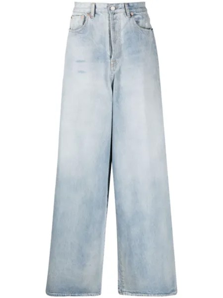 VETEMENTS джинсы Big Shape свободного кроя, синий
