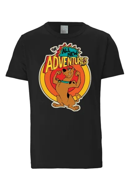 Футболка Logoshirt Scooby Doo All New Adventures, черный