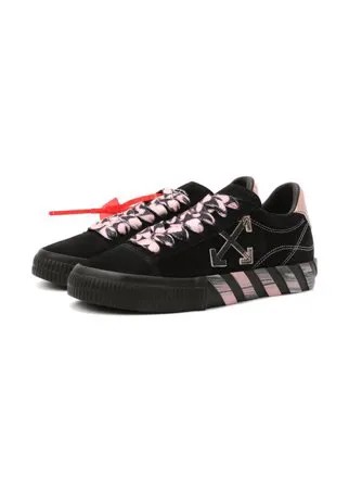 Замшевые кеды Vulcanized Off-White