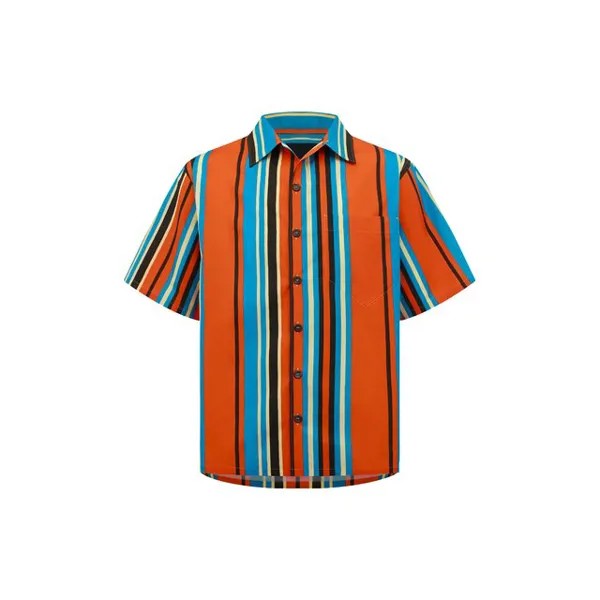 Хлопковая рубашка Prada