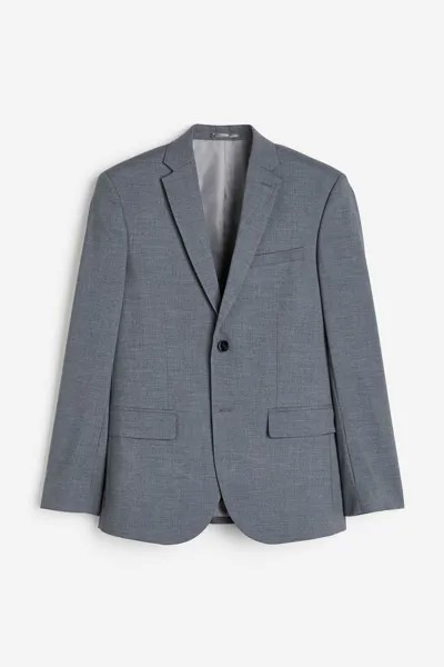 Пиджак мужской H&M 713986065 серый 52 RU (доставка из-за рубежа)