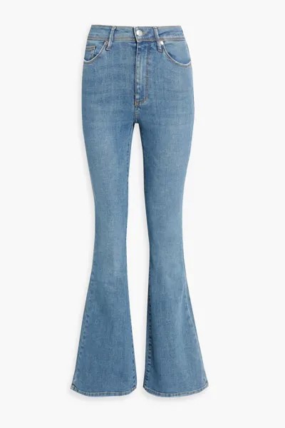 Расклешенные джинсы Albert с высокой посадкой Tomorrow Denim, средний деним