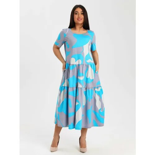 Платье Dianida, размер 60, голубой