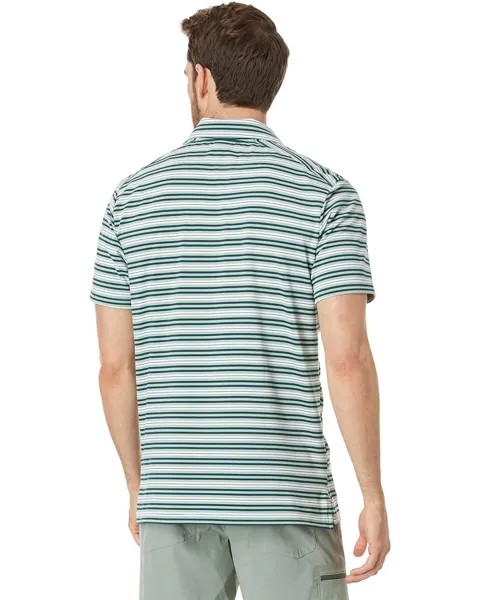 Поло Oakley Archive Stripe Polo, цвет New Jade