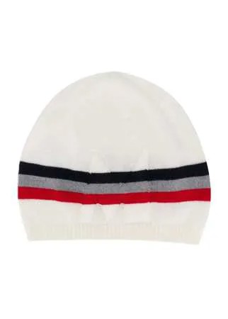 Moncler Enfant шапка с полосками