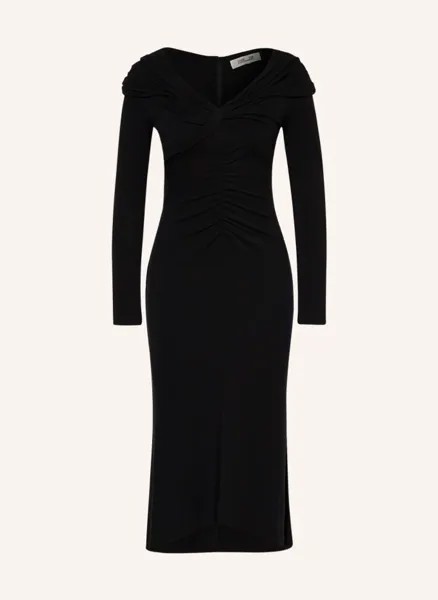 Платье из трикотажа сильвиана Diane Von Furstenberg, черный