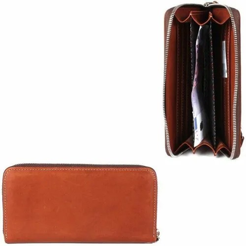 Портмоне женское Croco-ПР-956 натуральная кожа 3 отд, 11 карм, коричневый шора (1001) 213532