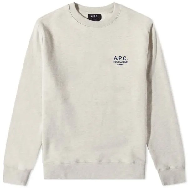 Толстовка A.P.C. Rider Small Logo Crew Sweat