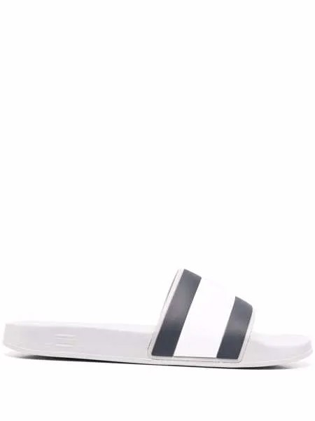 Tommy Hilfiger logo-flag pool slides