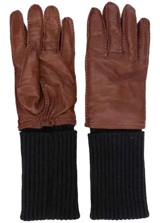 AMI Paris перчатки с эластичными вставками