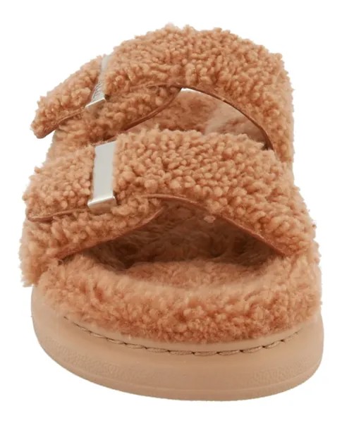 Сандалии из овчины Alexander McQueen, розовый