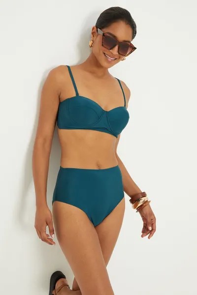 Топ бикини со структурированной чашкой Dorothy Perkins, зеленый