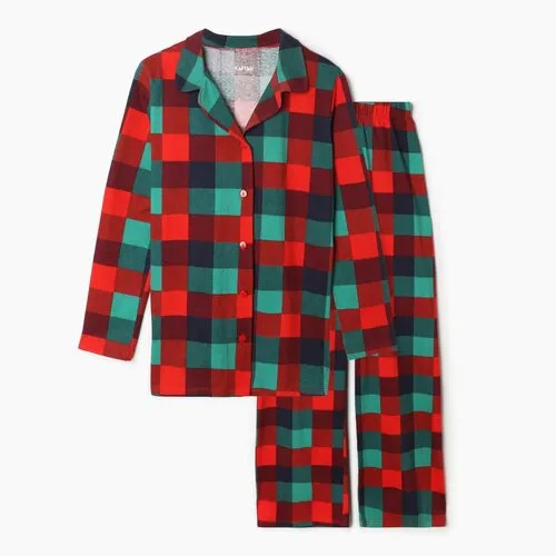 Пижама  Kaftan, размер 56, зеленый
