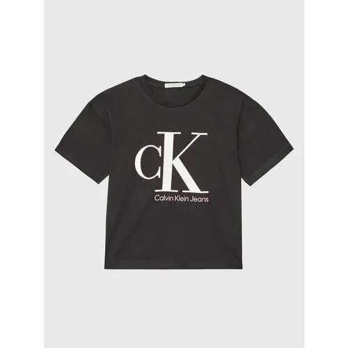 Футболка Calvin Klein Jeans, размер 14Y [METY], черный