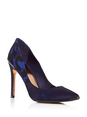 Женские туфли-лодочки TED BAKER LONDON Navy Star Leopard Iziie с остроконечными шпильками без шнуровки 5