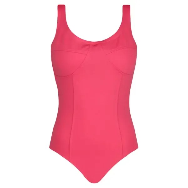 Тонкое подтянутое боди Calvin Klein, розовый