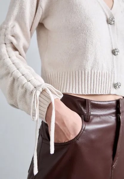 Кардиган BRIE EMBROIDERED CARDIGAN Cinq à Sept, кремовый