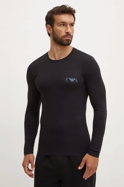 Лонгслив Emporio Armani Underwear, черный