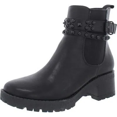 GC Shoes Женские черные ботинки из искусственной кожи Noe 7,5, средние (B,M) BHFO 0818