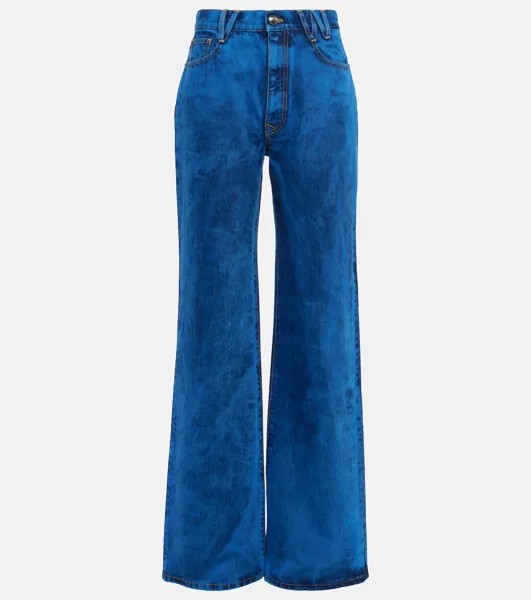 Расклешенные джинсы с высокой посадкой Vivienne Westwood, синий