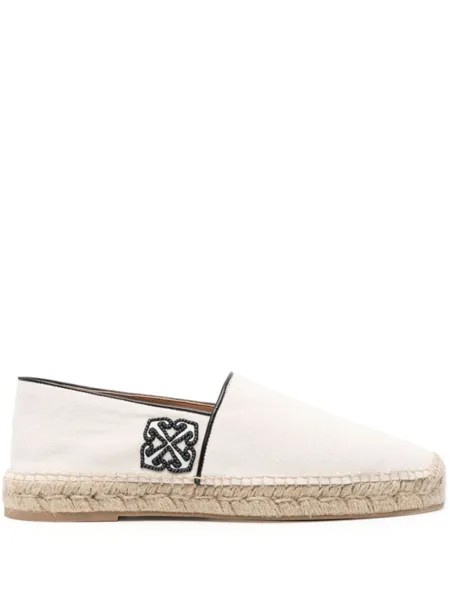 Off-White эспадрильи Anglette из канваса, белый