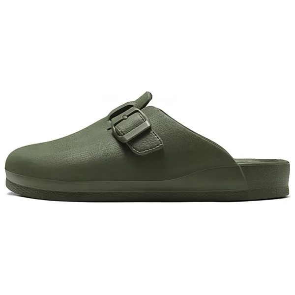 Вьетнамки мужские Оливково-зеленые Skechers