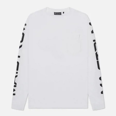 Мужской лонгслив MA.Strum Sleeve Print, цвет белый, размер M