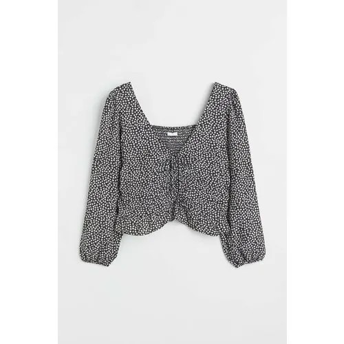 Блуза  H&M, размер XXL, черный