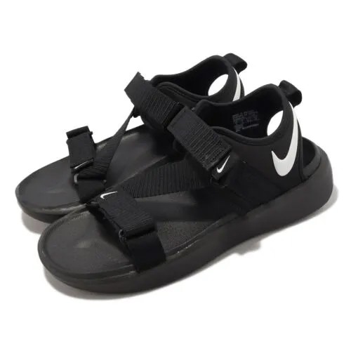 Мужские сандалии Nike Vista, черные, белые, унисекс, с ремешком, в повседневном стиле, DJ6605-001