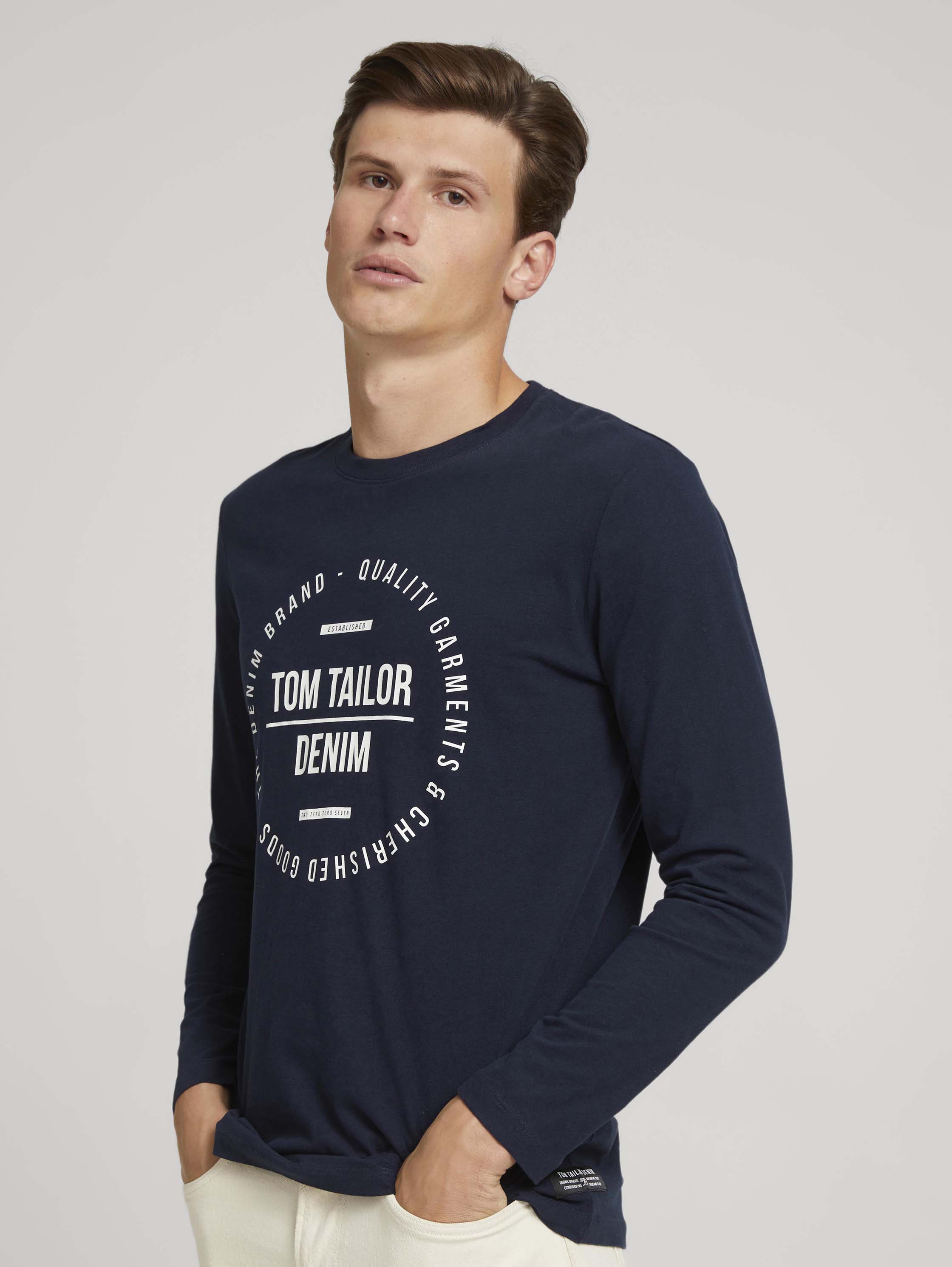 Лонгслив мужской TOM TAILOR 1026945 синий S