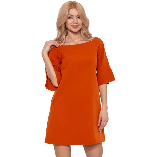 Платье ONateJ, размер 52, оранжевый