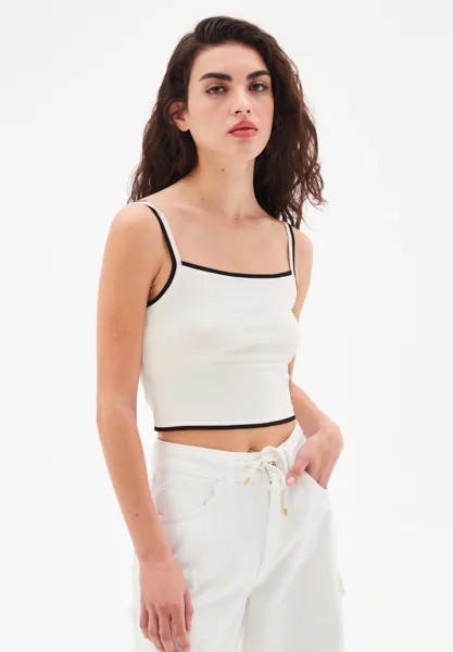 Топ STRAP CROP adL, цвет beige