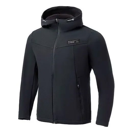 Куртка спортивные ветровка куртка Li-Ning, черный