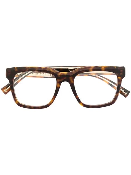 Givenchy Eyewear очки в квадратной оправе черепаховой расцветки