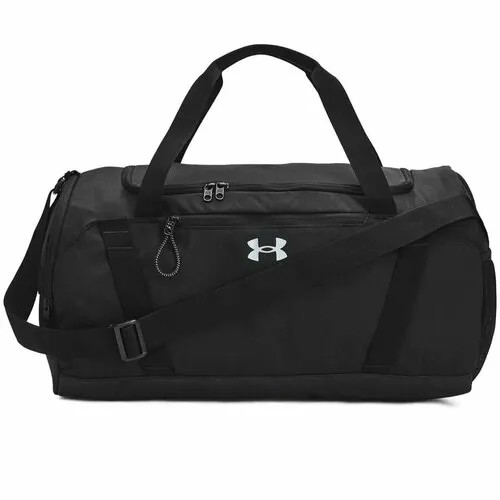 Сумка спортивная Under Armour 1376453-001, 31 л, 23х27х51 см, отделение для обуви, отделение для мокрых вещей, плечевой ремень, водонепроницаемая, черный