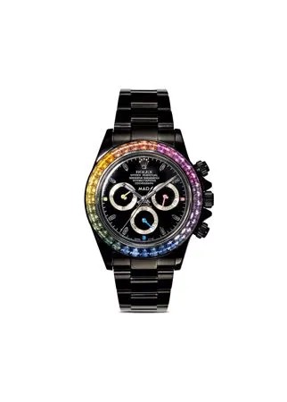 MAD Paris кастомизированные наручные часы Rolex Daytona Rainbow 40 мм