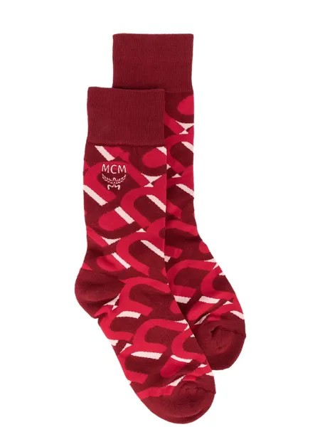 MCM носки с монограммой